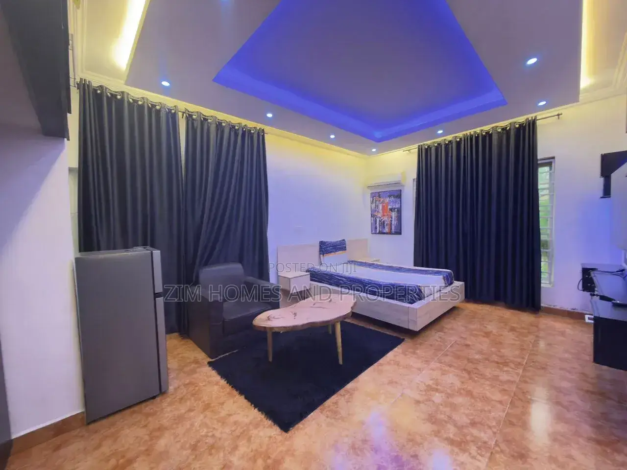 Furnished 1bdrm Apartment in Zim Homes And, Area 3 for rent