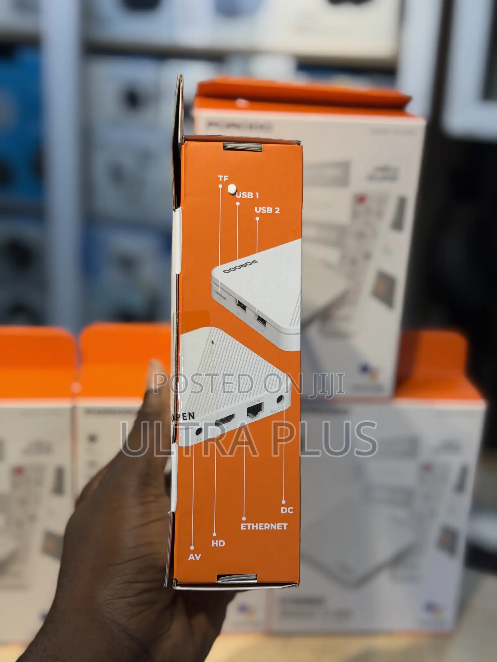 Porodo Echobox Android TV Box With 4K Ultra HD Streaming
