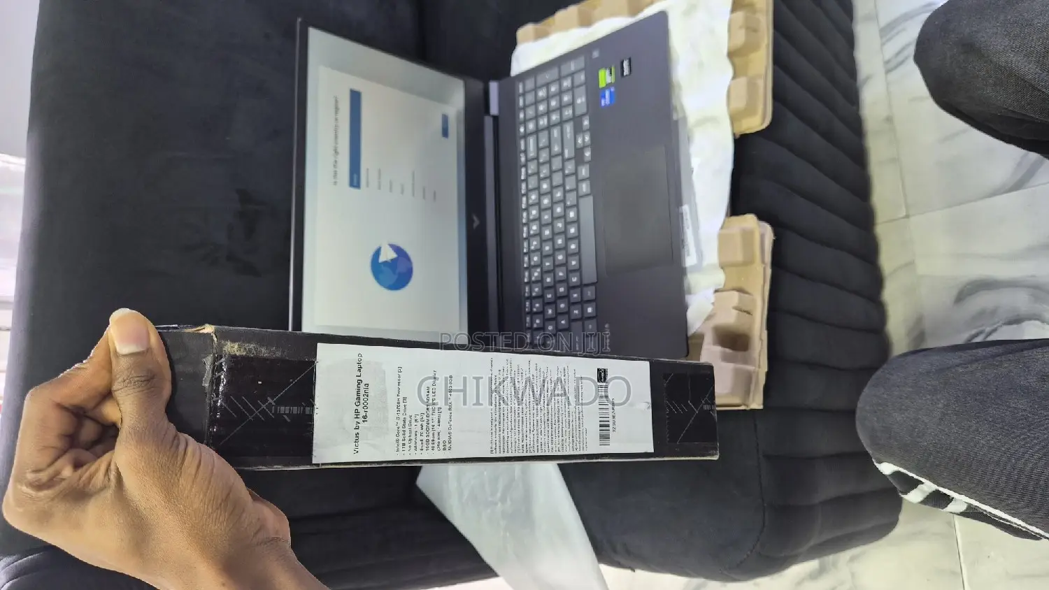 New Laptop HP Victus 16 16GB Intel Core i7 SSD 1T
