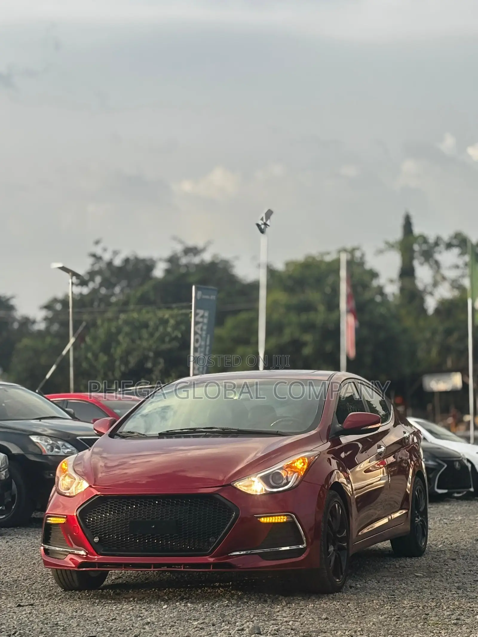 Hyundai Elantra Limited 4dr Sedan (1.8L 4cyl 6A) 2015 Red