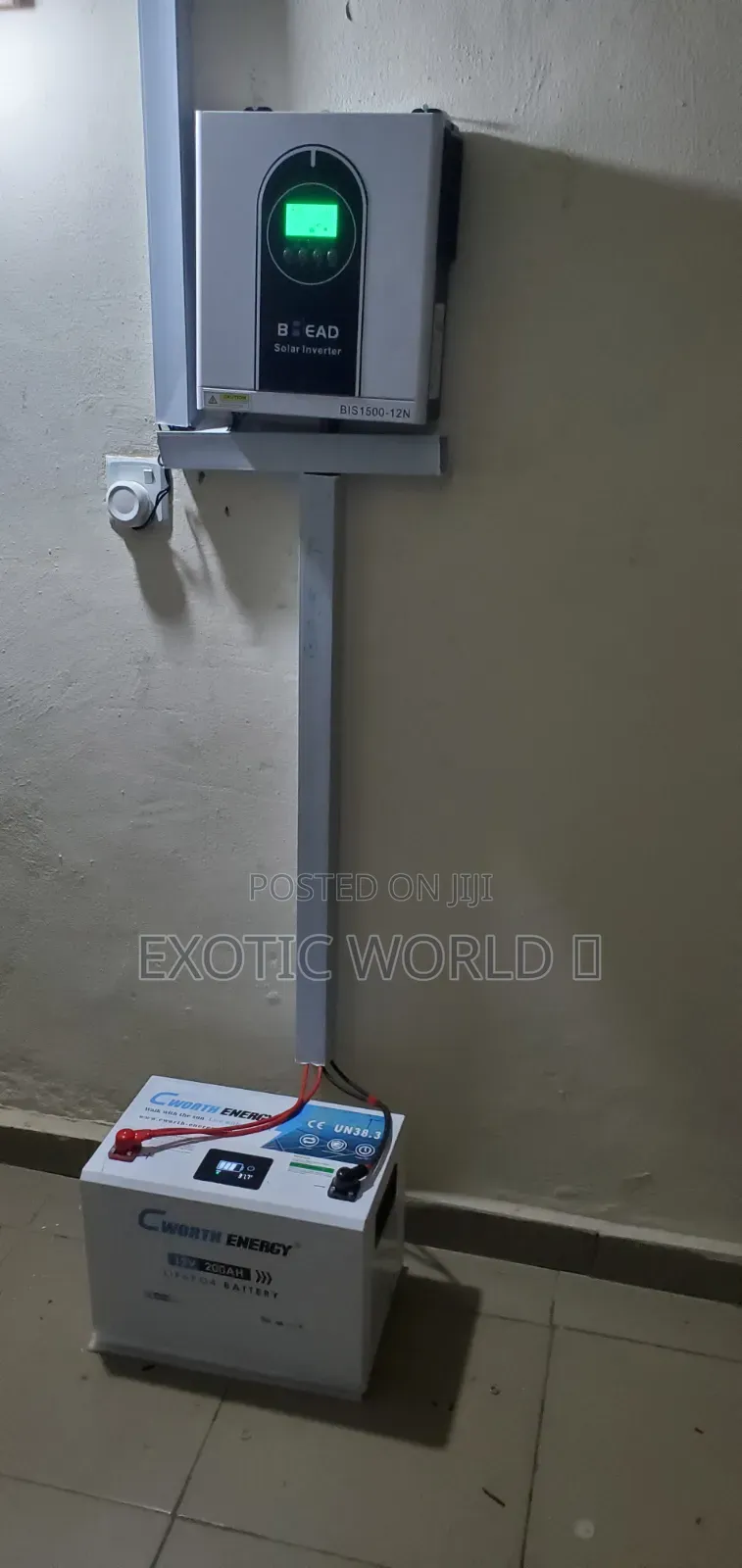 1.5kva Bread Solar Inverter + Cworth Energy Lithium Battery