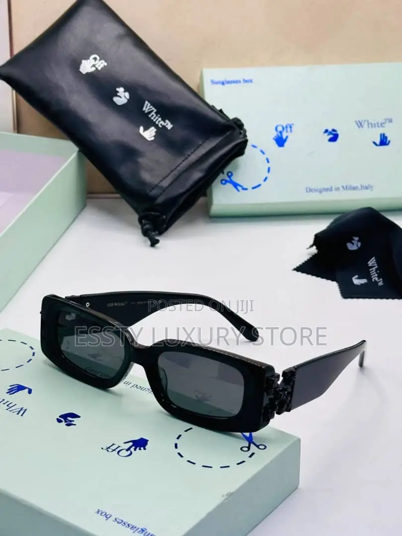 High Quality Luxury Off-White Sunglasses