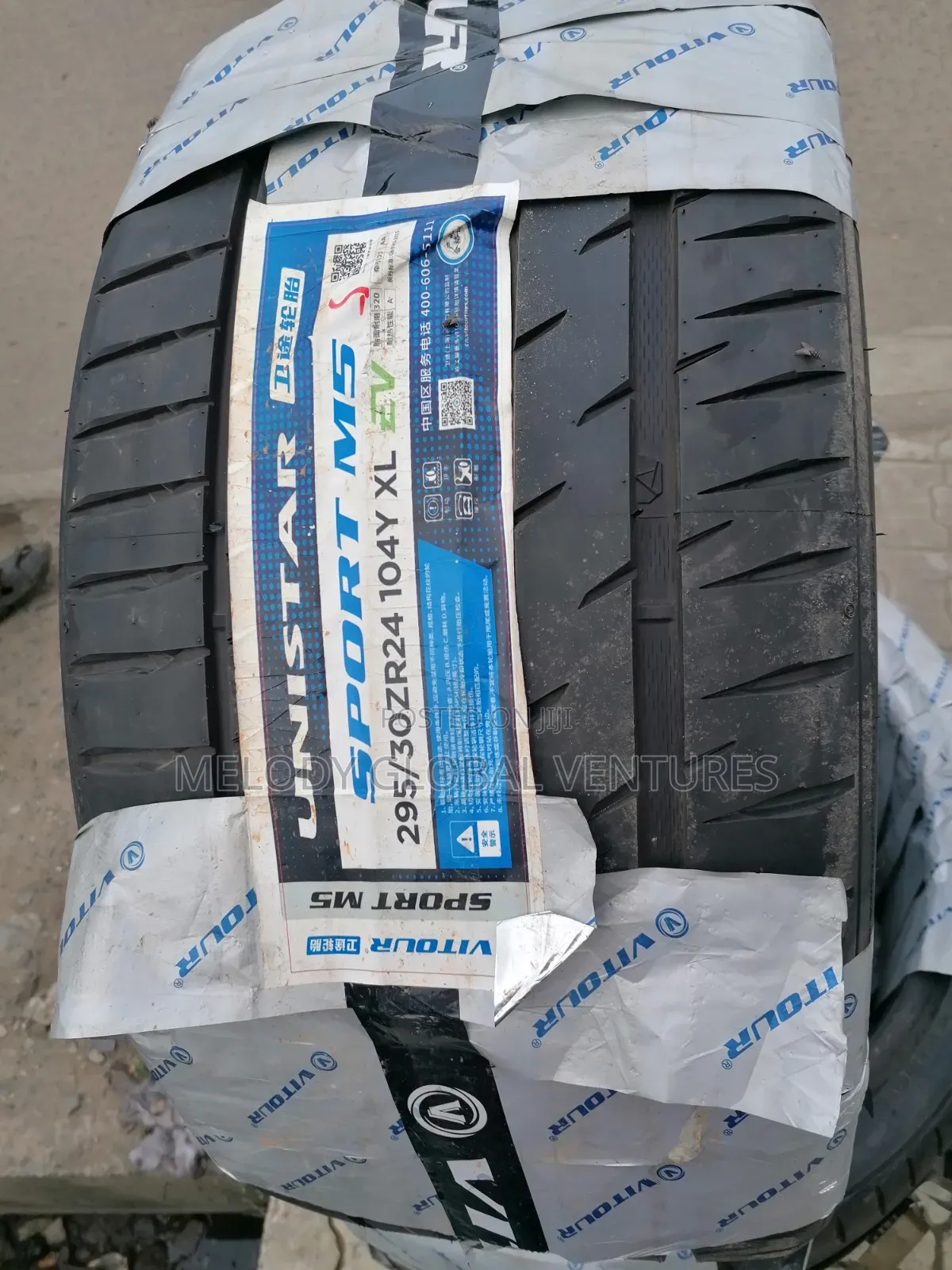 295/30r24 Unistar Tires /USA Standard