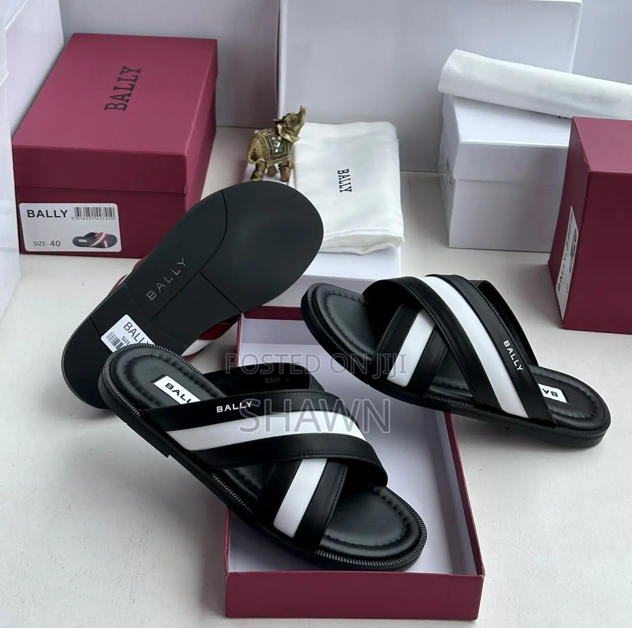 Bally Luxury Leather Slippers