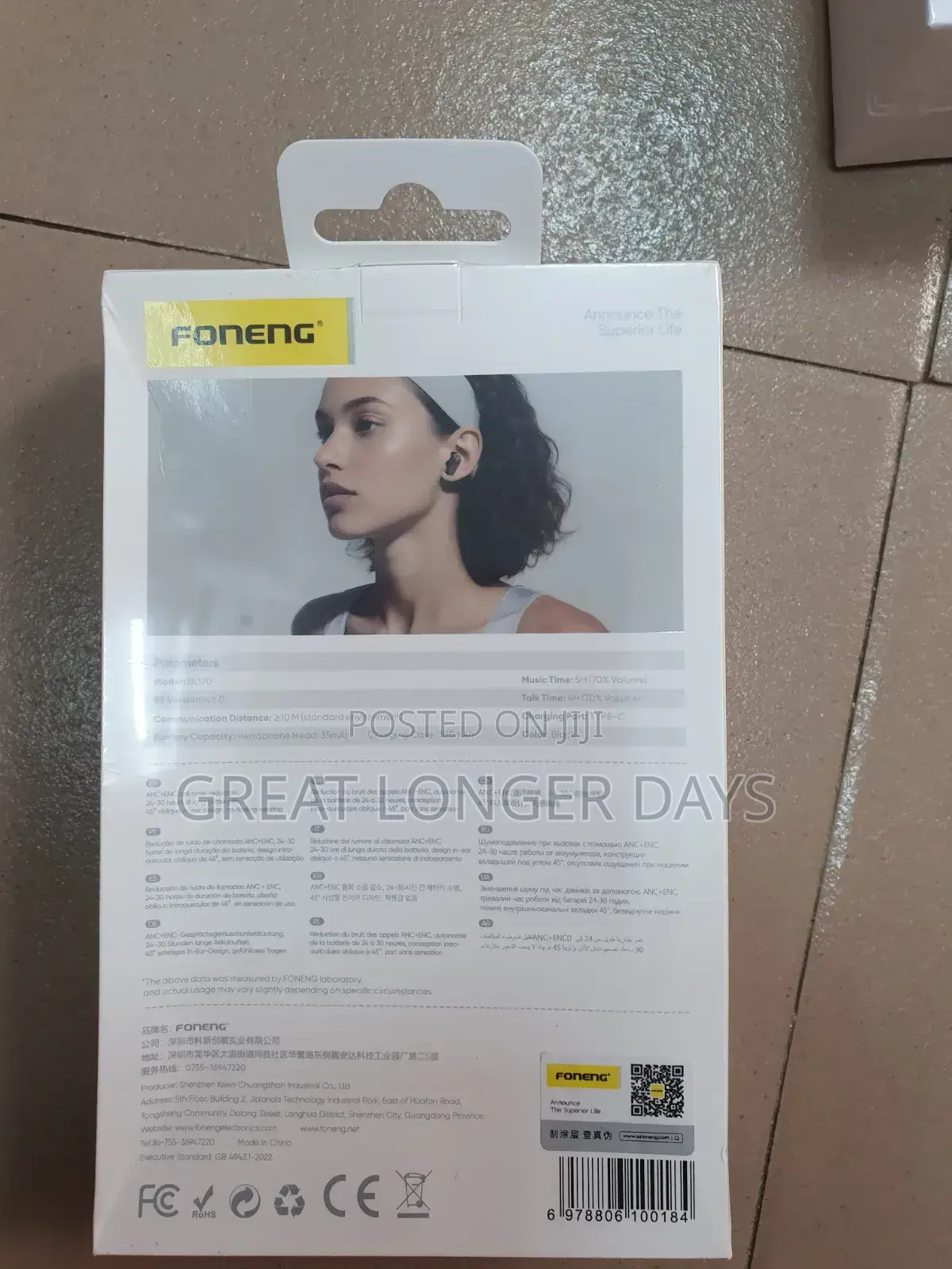 Foneng Earbud Bl 170