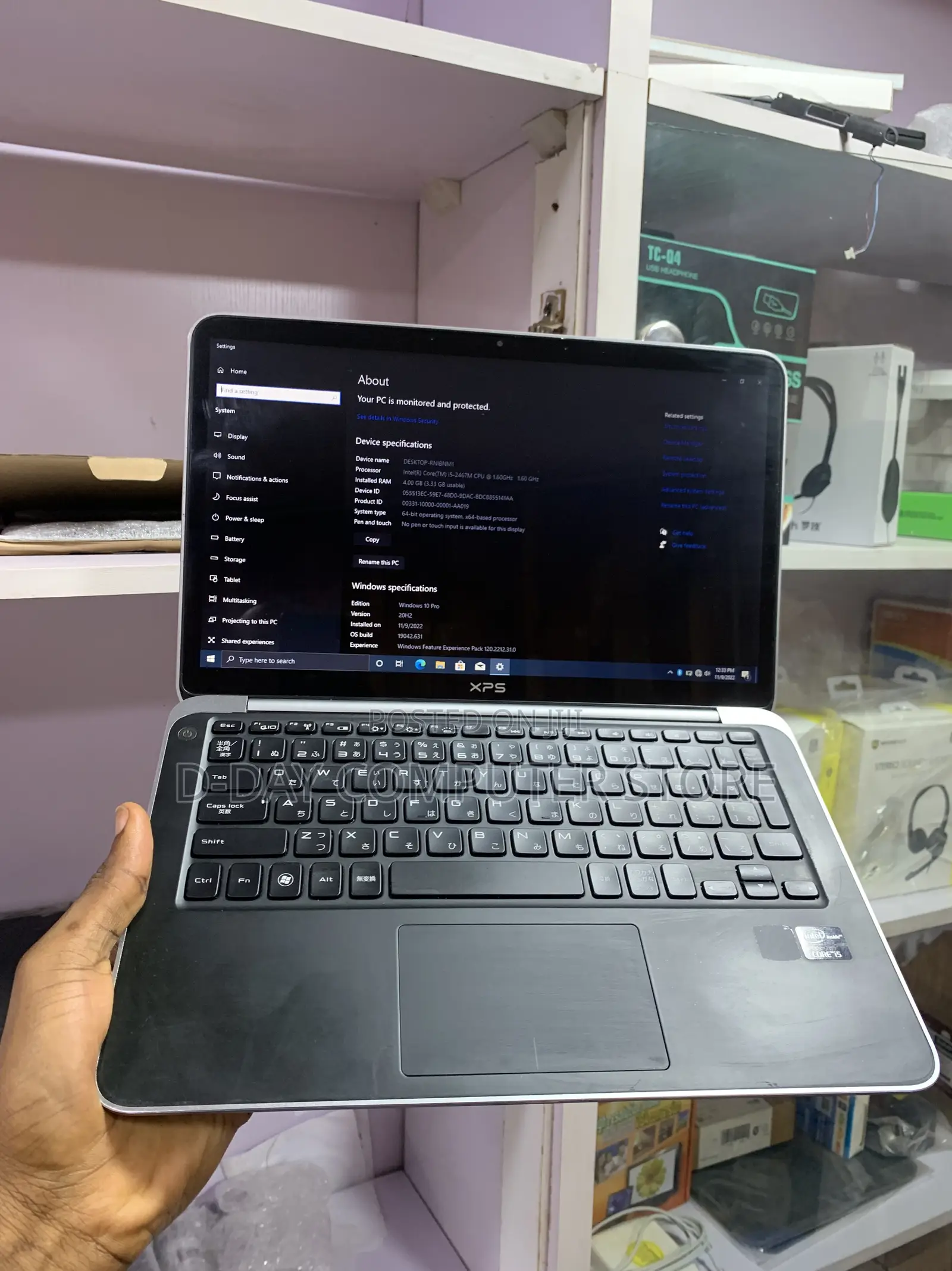 Laptop Dell XPS 13 4GB Intel Core i5 SSD 128GB