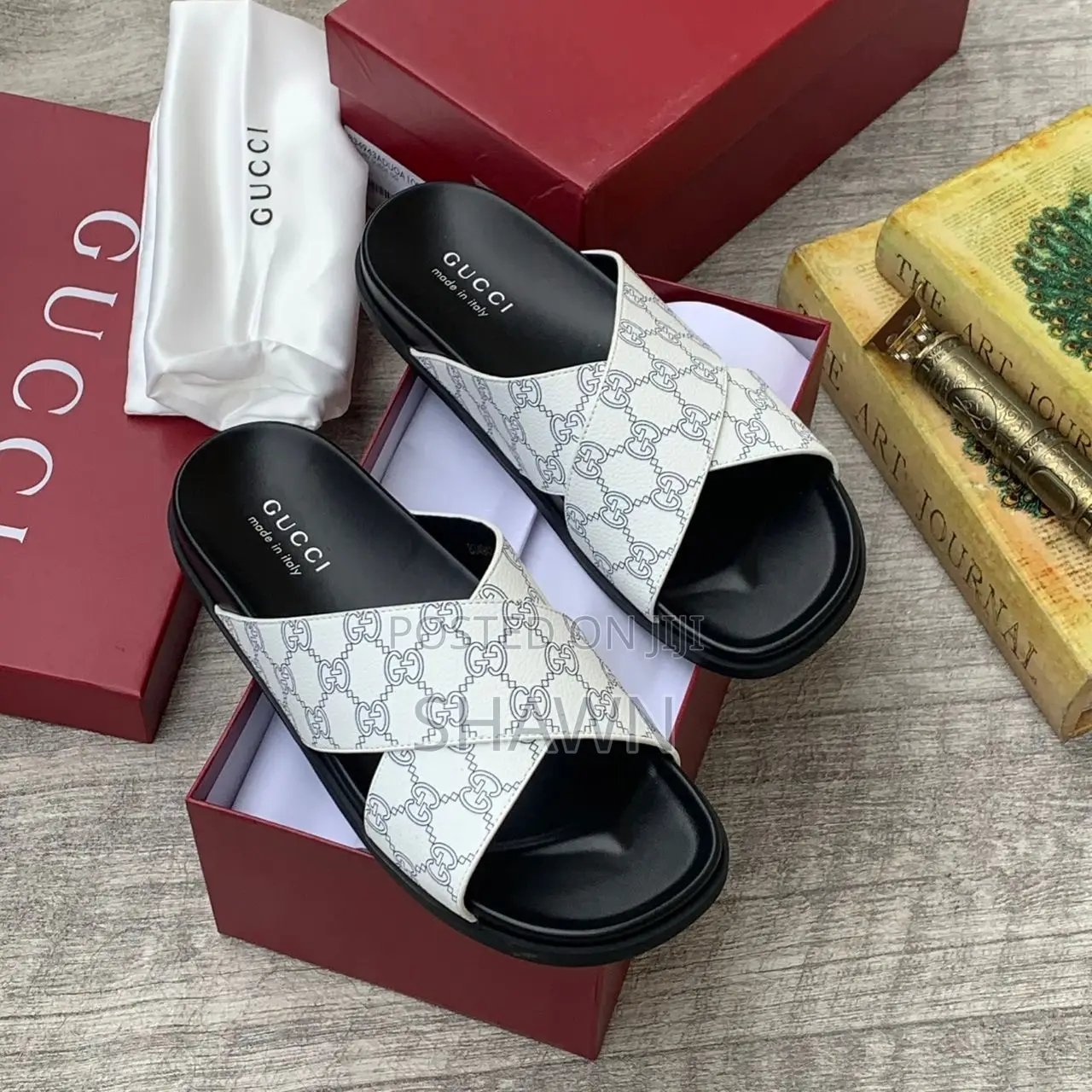 Gucci Luxury Leather Slippers
