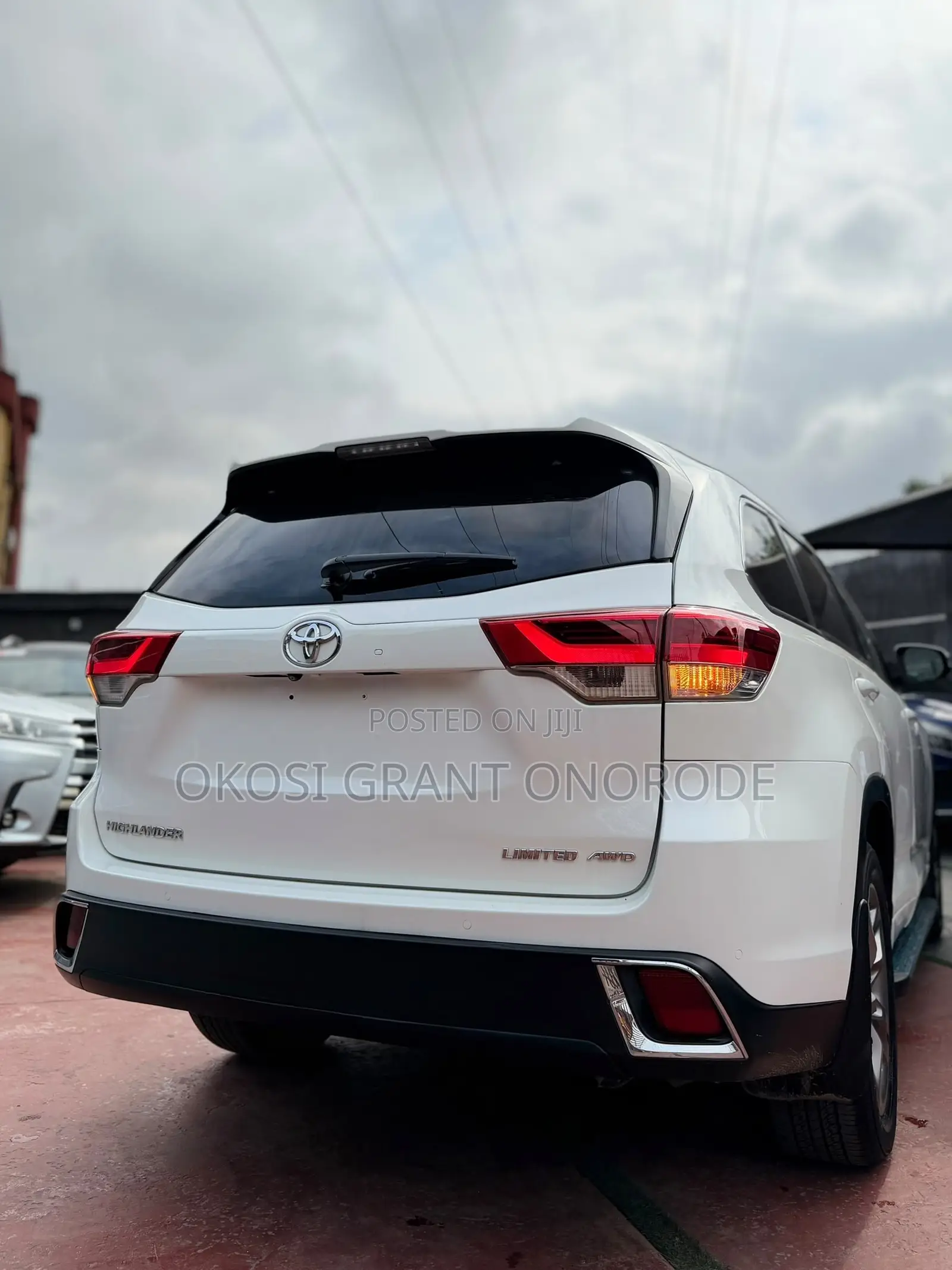 Toyota Highlander Limited Platinum 4x4 V6 (3.5L 6cyl 8A) 2017 White