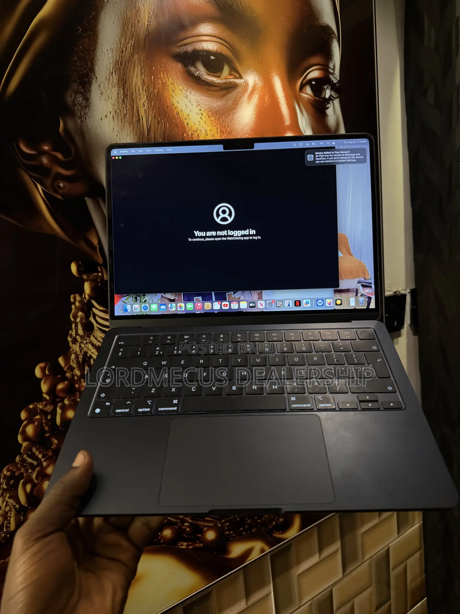 Laptop Apple MacBook Air 2022 M2 8GB Intel Core M2 SSD 128GB