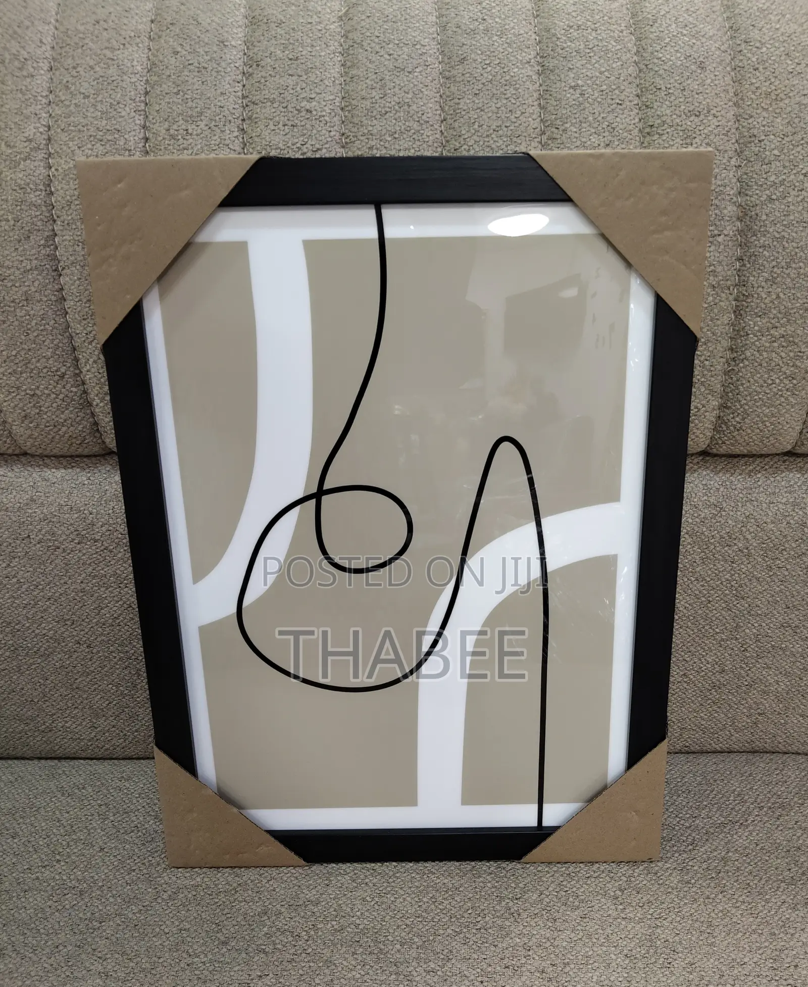 Modern Minimalist Abstract Wall Art Set - Neutr