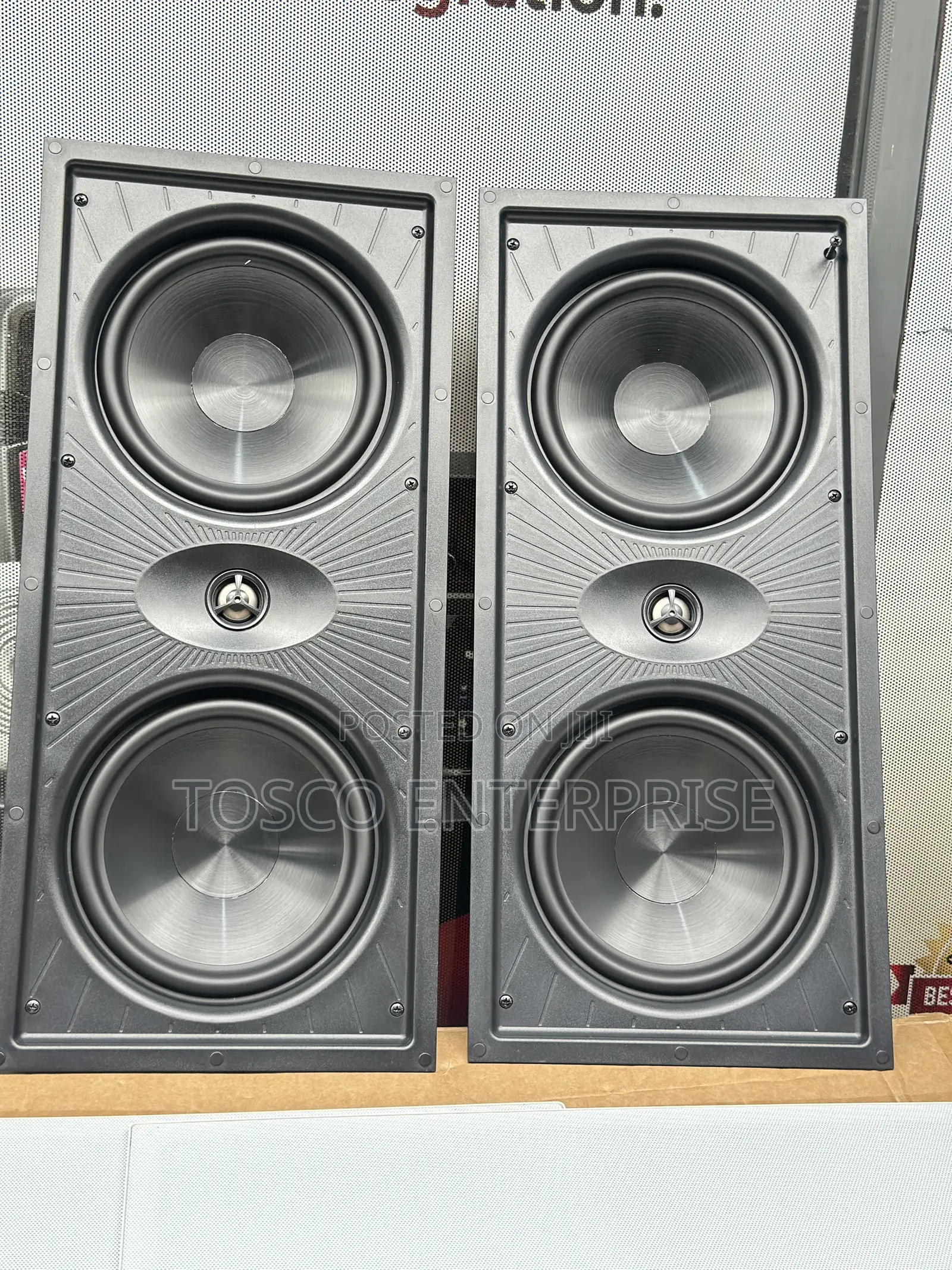 Original Double in-Woofer 500W in-Wall Speaker – Cinema