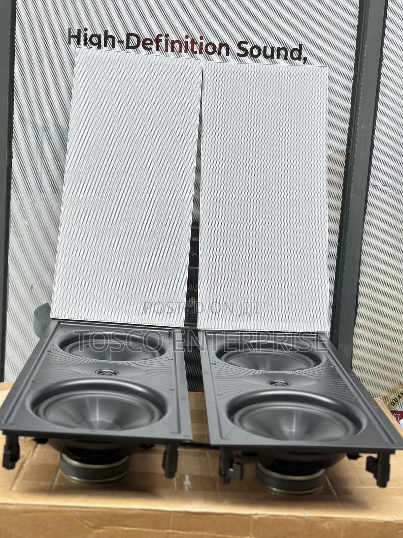 Original Double in-Woofer 500W in-Wall Speaker – Cinema