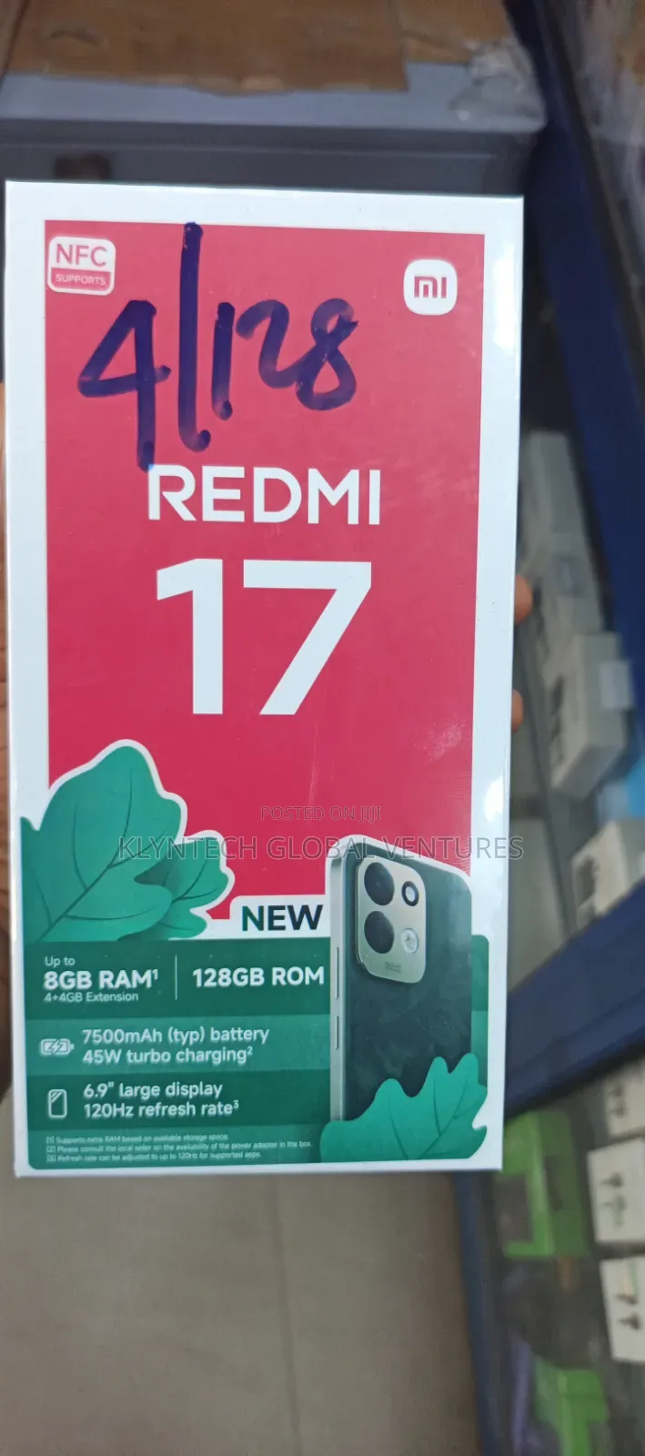 New Xiaomi Redmi 17 128 GB Red