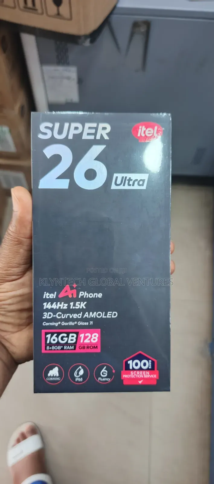 New Itel S26 Ultra 256 GB Black