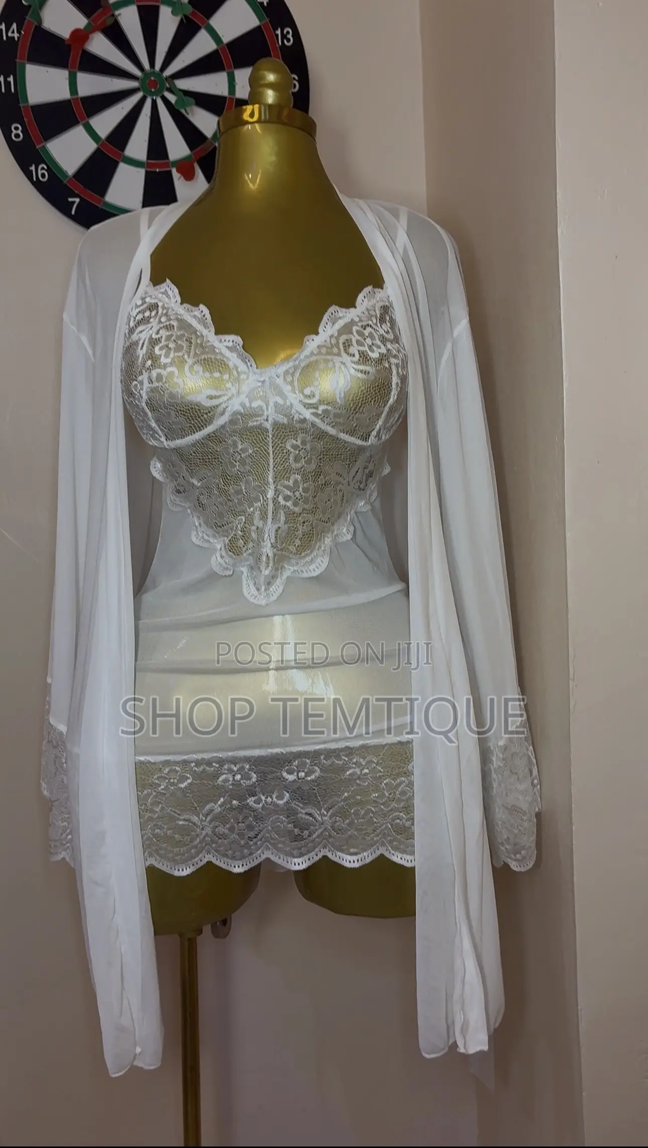 Lace Gown and Robe Set