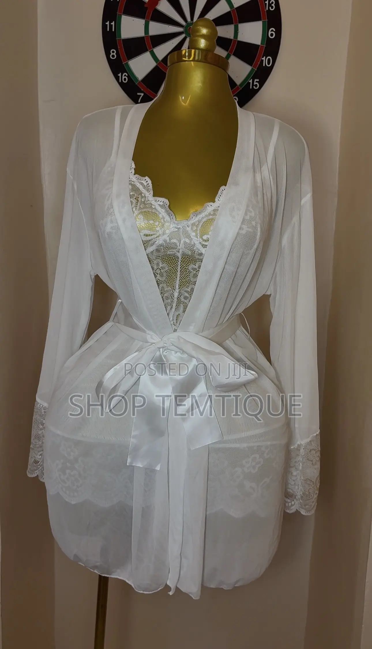 Lace Gown and Robe Set