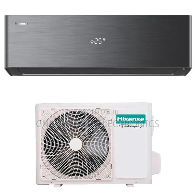 Brand New Hisense 1.5hp SPL Cas Black AC Inverter Copper Super Cooling