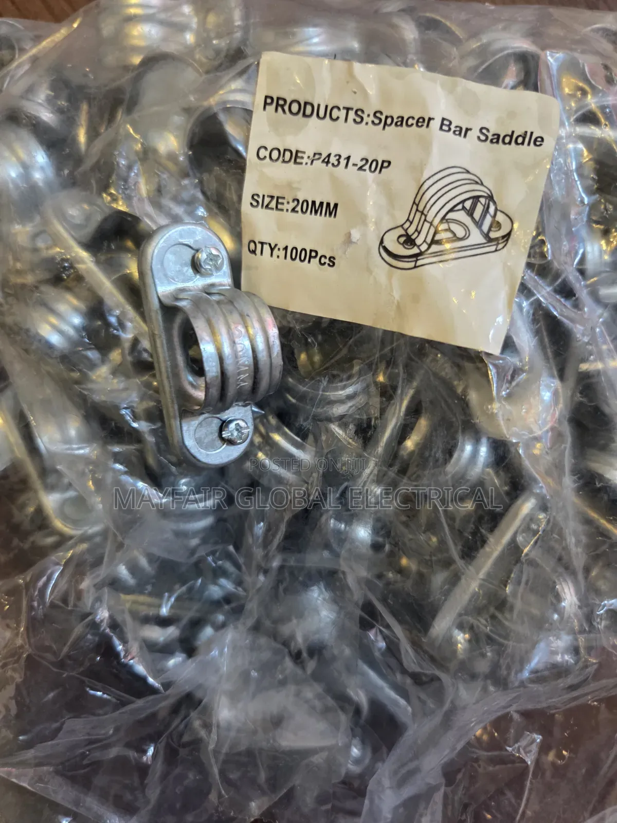 High Quality 20mm Galvanized Saddle Clip