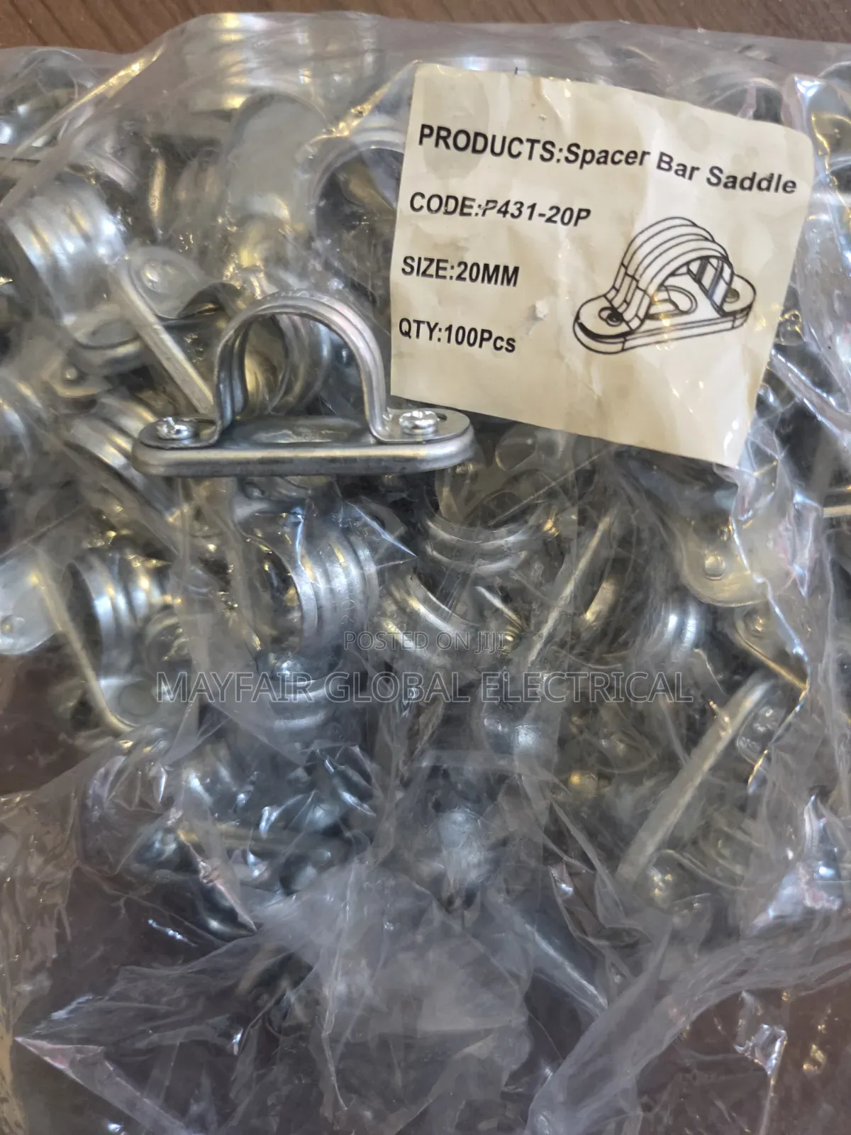 High Quality 20mm Galvanized Saddle Clip