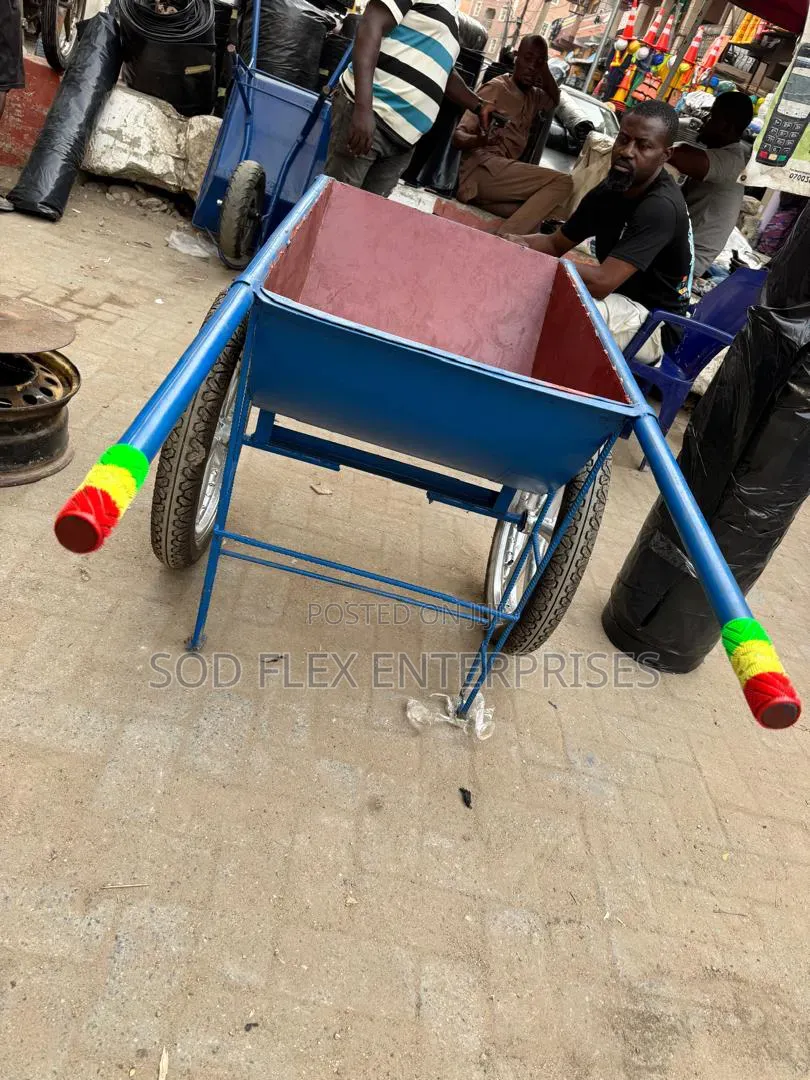 Industrial/Heavy Duty With Big Tires Wheelbarrow for Construction🚧