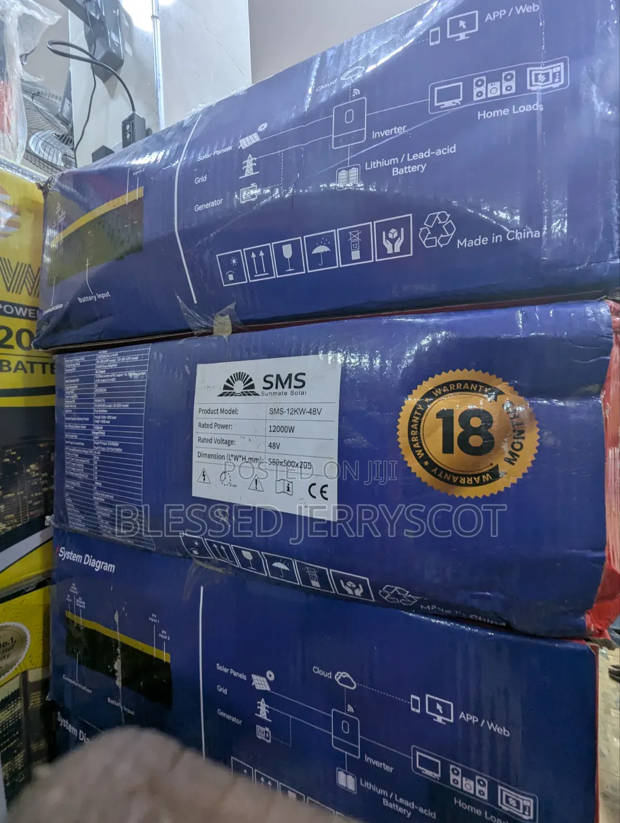 SMS 12kva 48v Hybrid Solar Inverters Available in Stock.