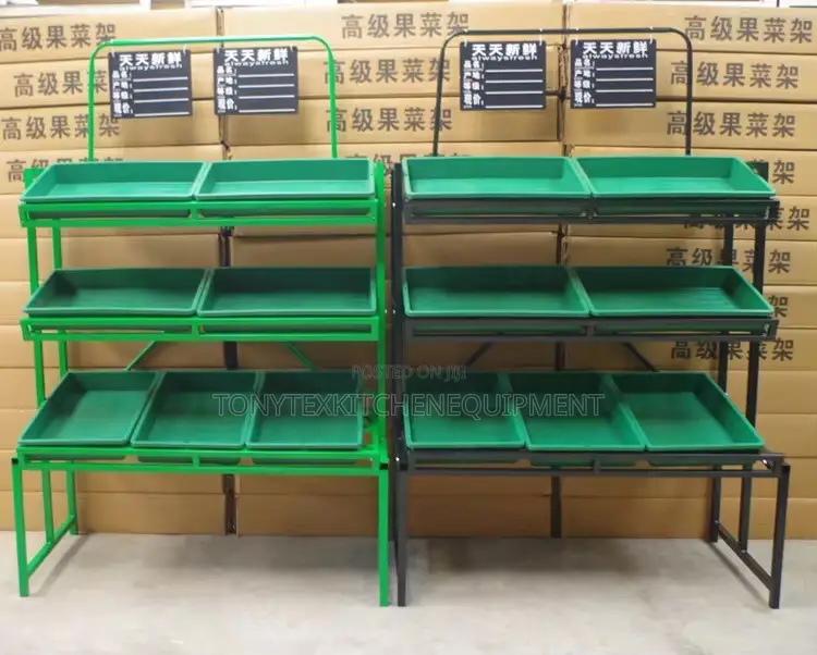Commercial Fruit & Vegetable Basket Display Showcase