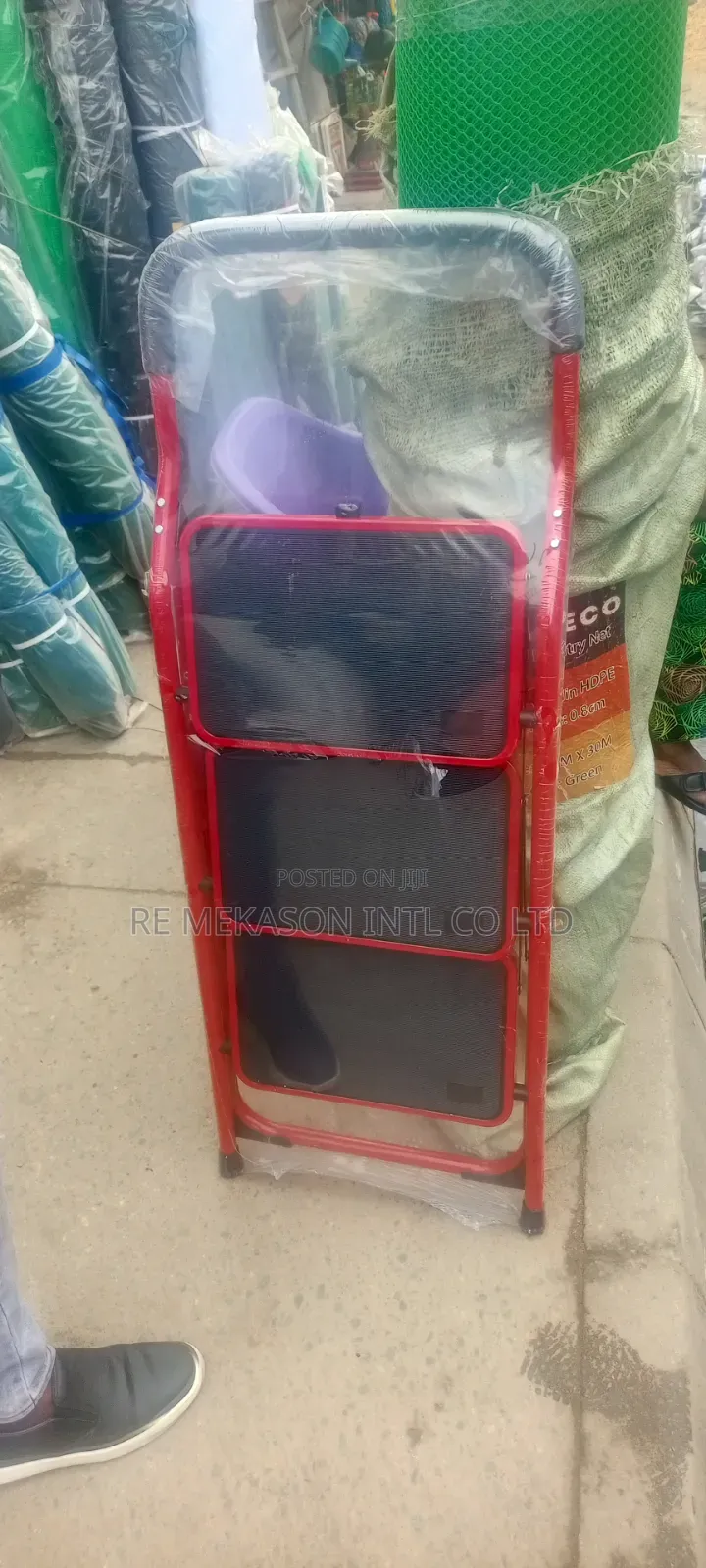 Original 3 Steps Kitchen Ladder (Wide Body)