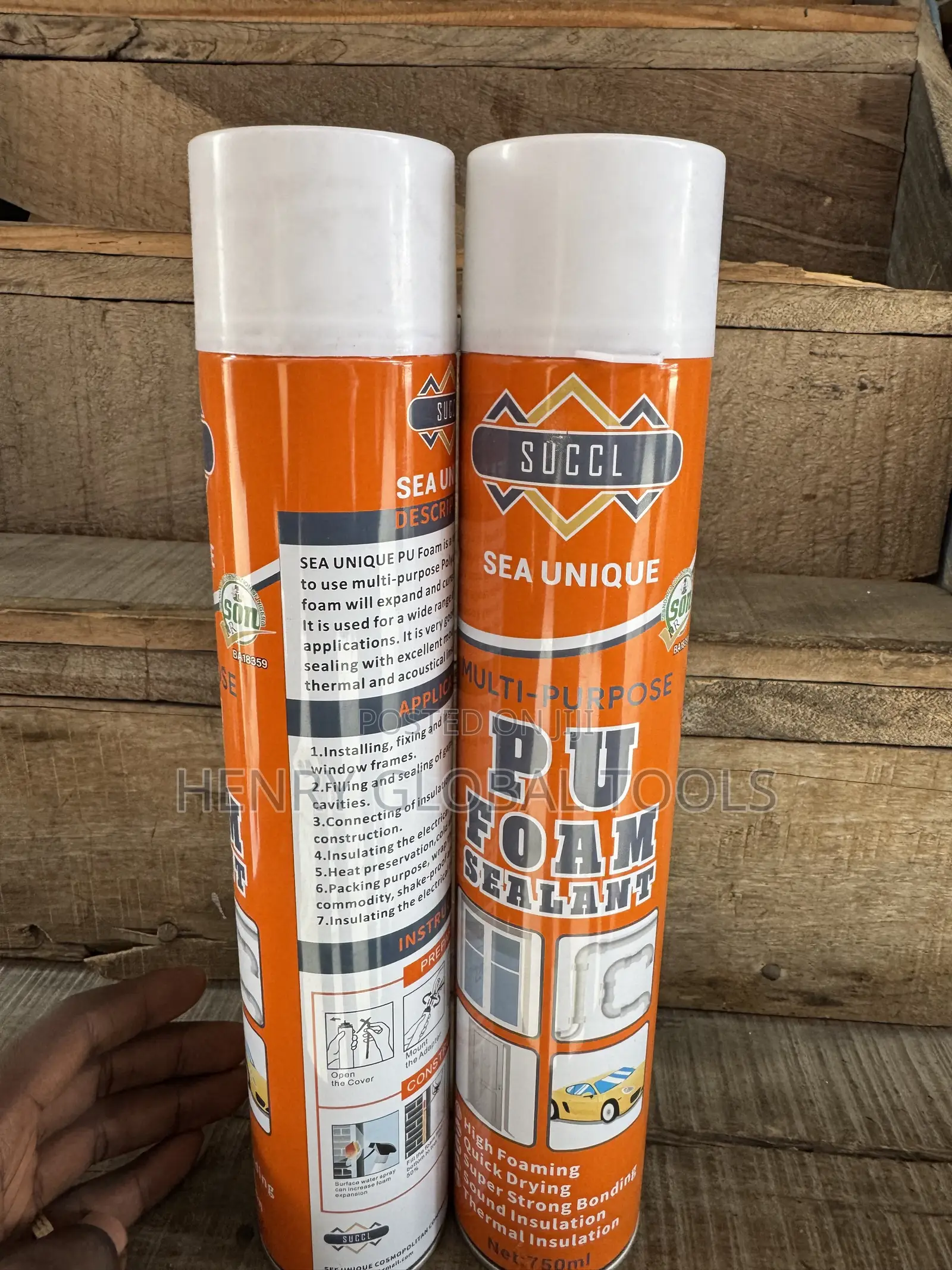 SUCCL Multi-Purpose PU Foam Sealant – 750ml
