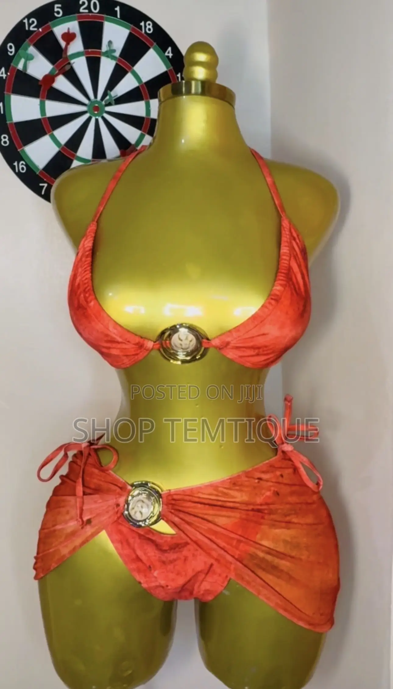 Bikini and Mesh Skirt 3-Piece Set