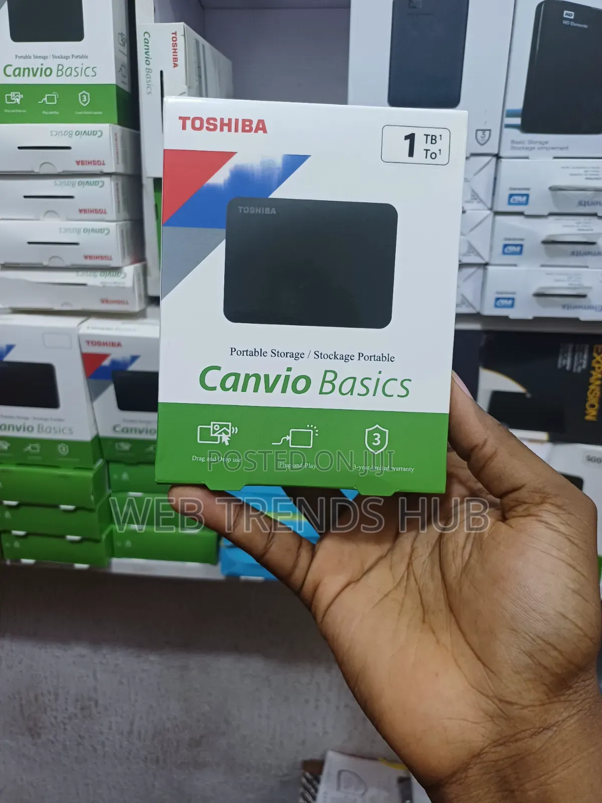 Toshiba Canvio Basics 1TB External Hard Drive