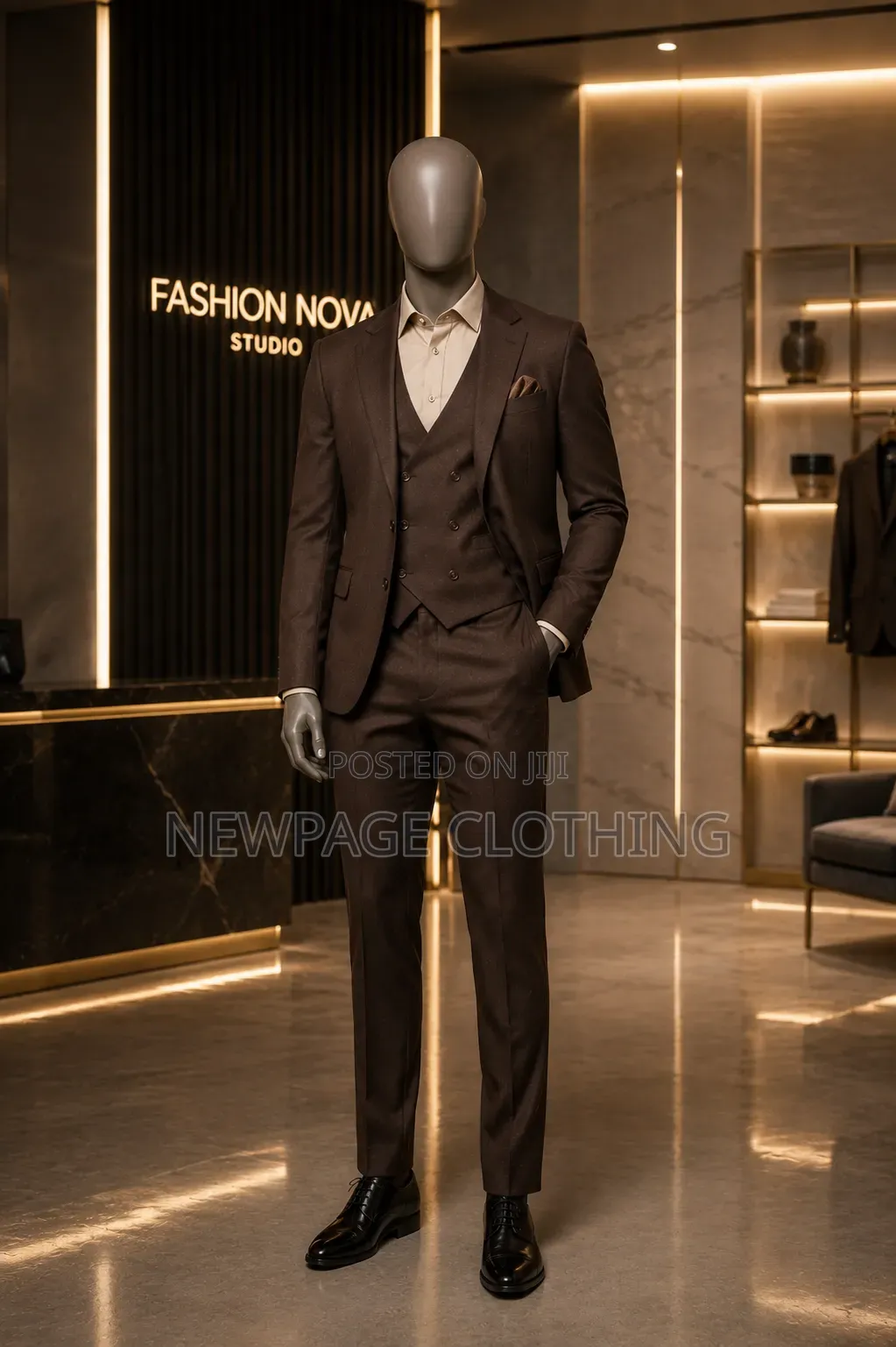 Brown Looks Better When It’s This Sharp. Your 3 in 1 Suit Is Available
