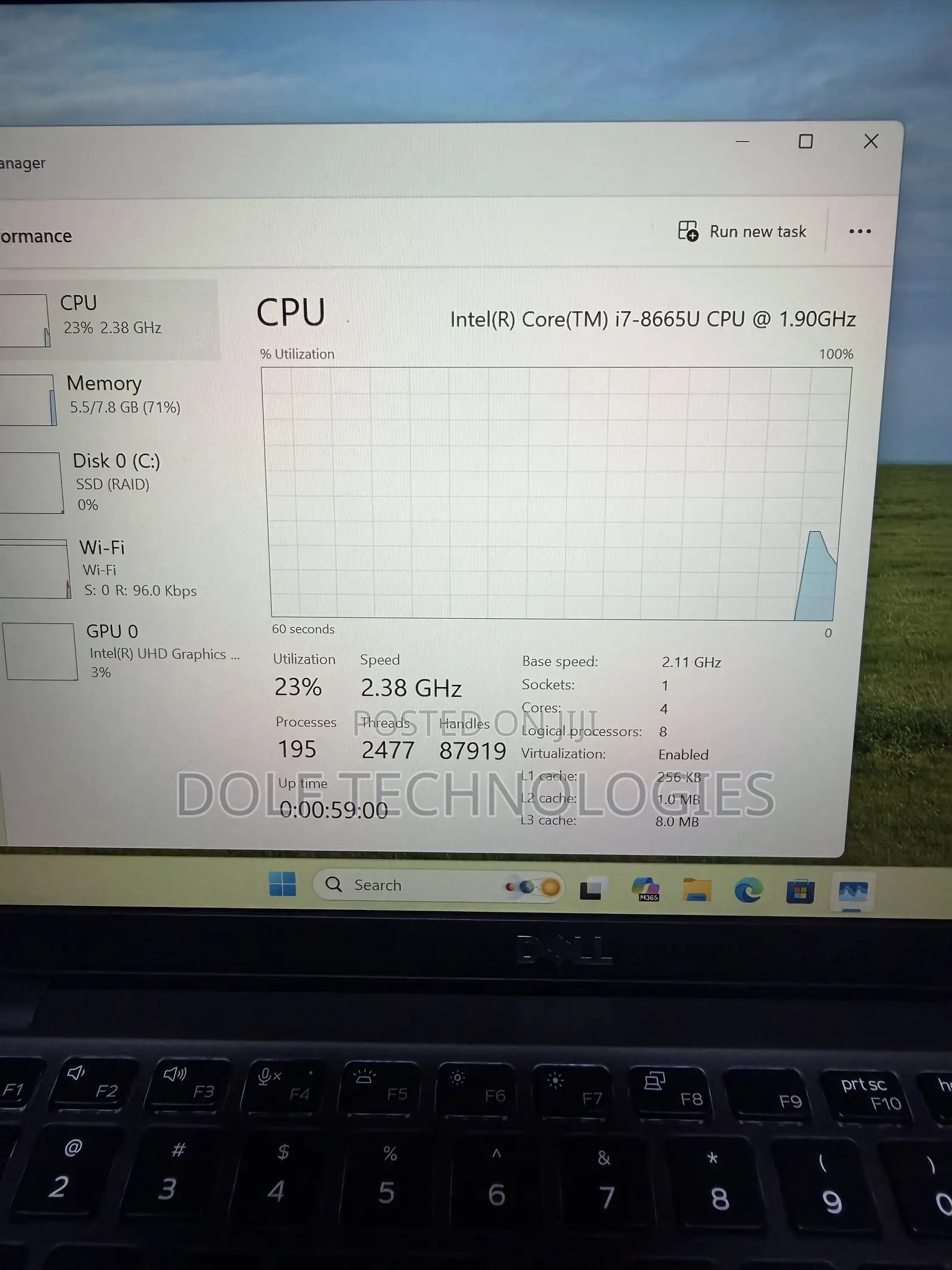 Laptop Dell Latitude 5400 8GB Intel Core i7 SSD 256GB