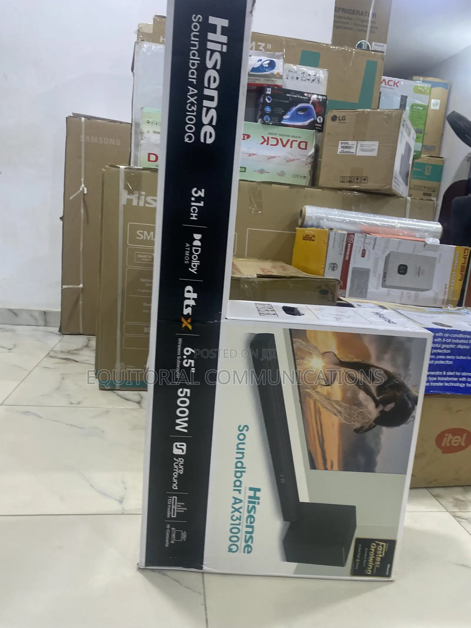 Hisense AX3100Q 3.1CH Soundbar With 6.5-Inch Wireless Subwoofer – 500W