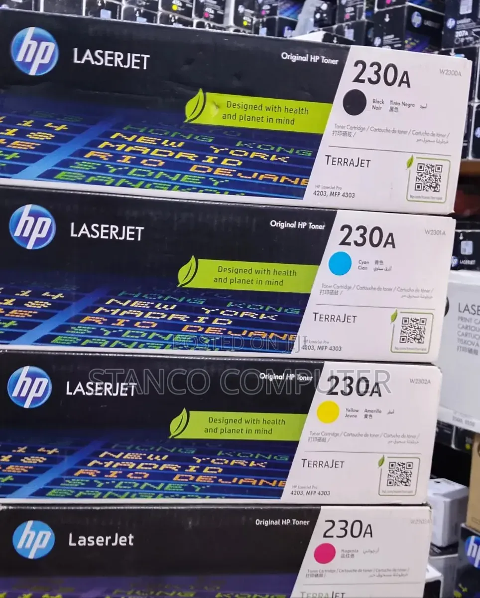 HP Original Toner Cartridge (230a) Cyan, Magenta, Yellow.