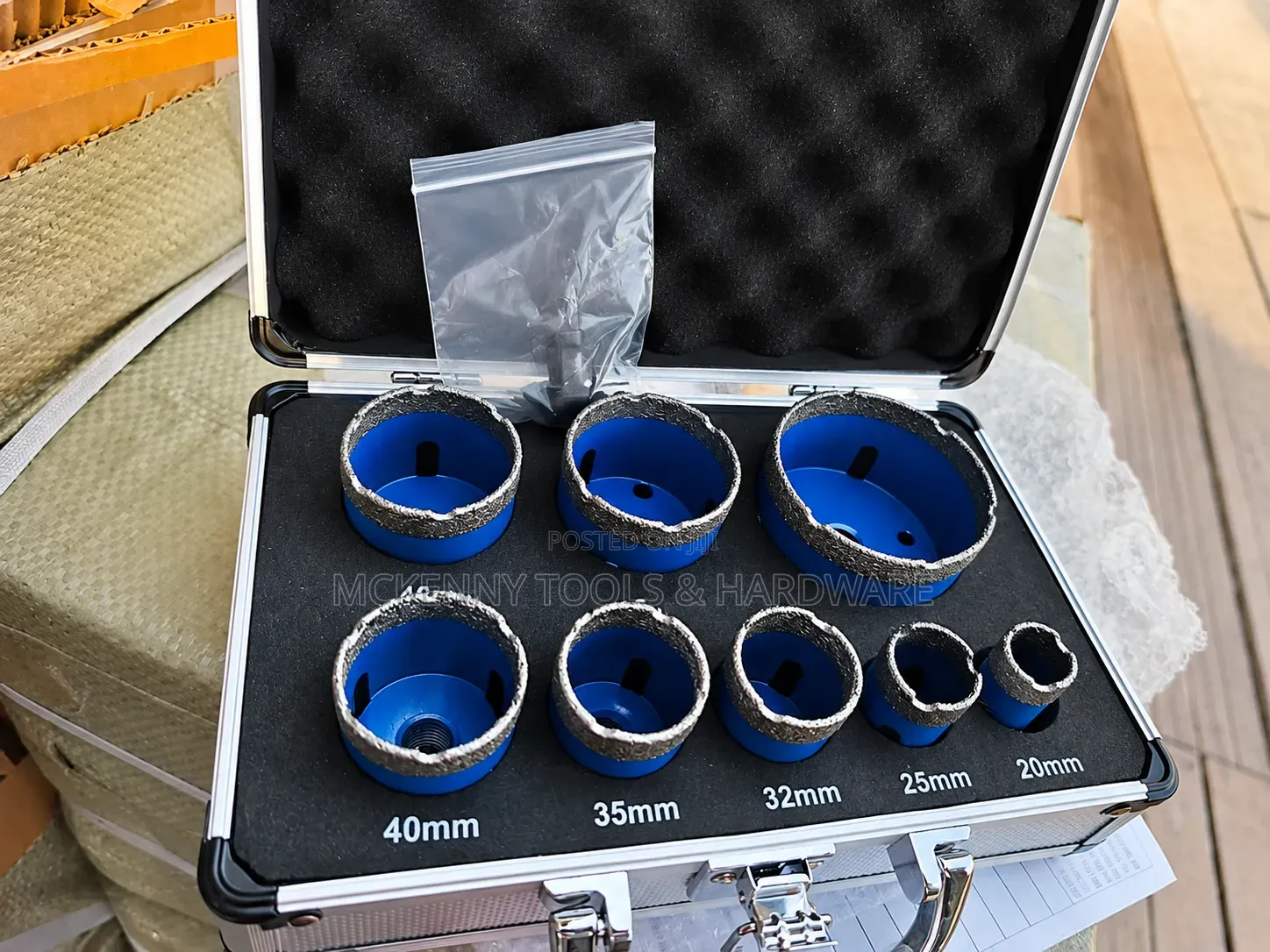 Diamond Hole Saw Set 20mm–40mm | 7PCS