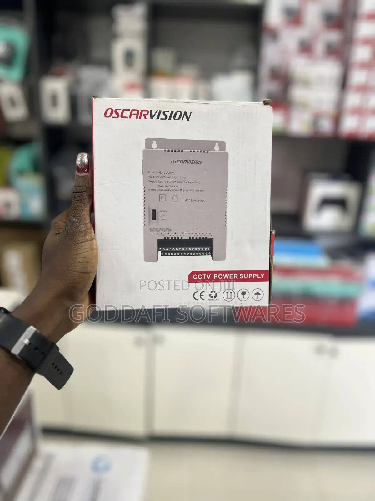 OSCARVISION 16-Way CCTV Power Supply | Goddafi Stores