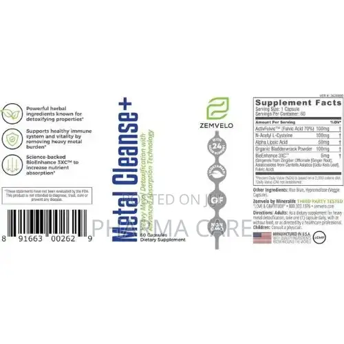Metal + - 60 Cap Supports Detoxification Promotes Healthy Immune