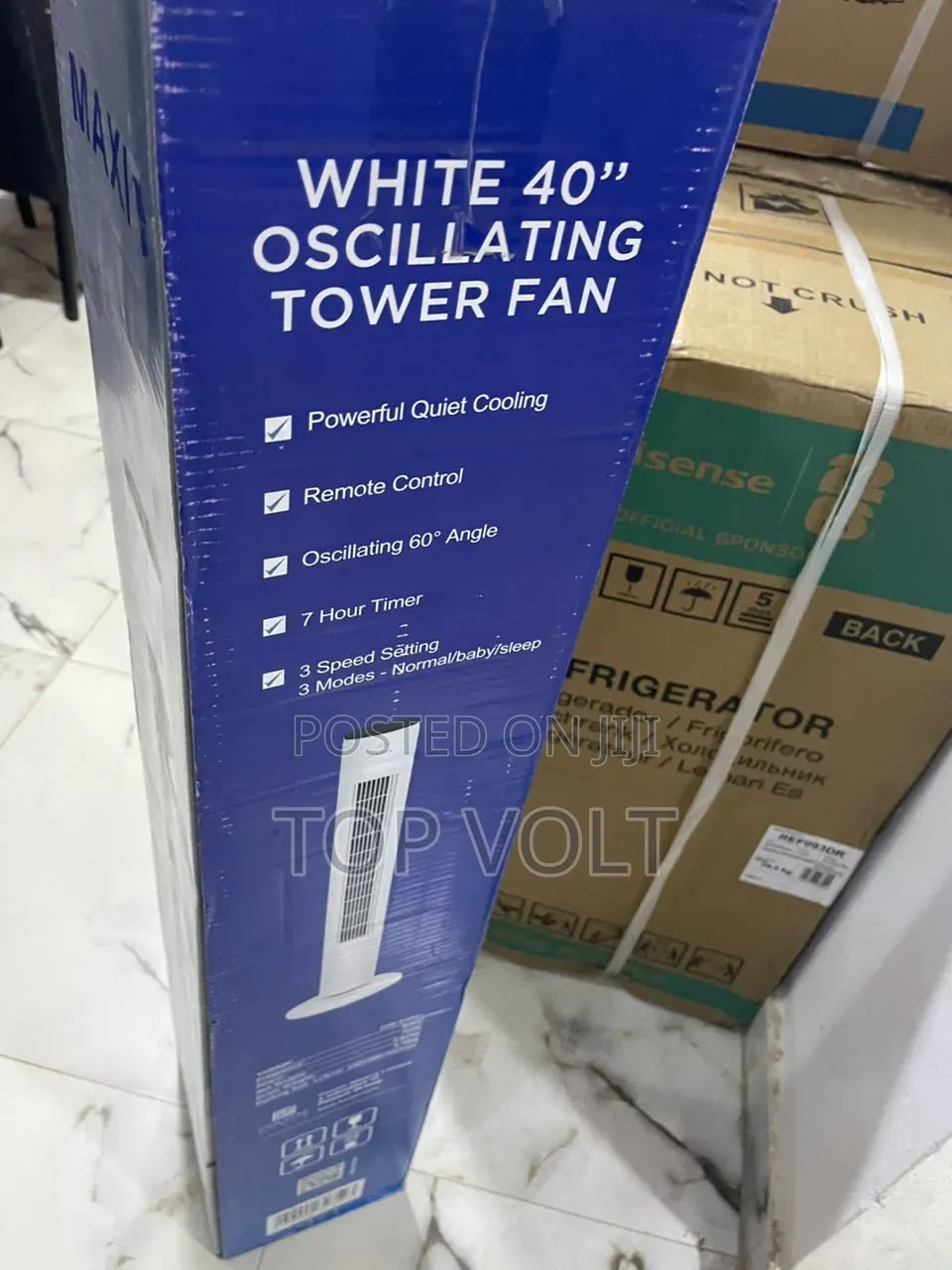 Maxi 40" Standing Tower Fan for Home