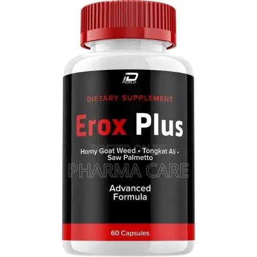 Erox Plus Capsules Horny Goat Weed + Tongkat Alii + Saw Palmetto