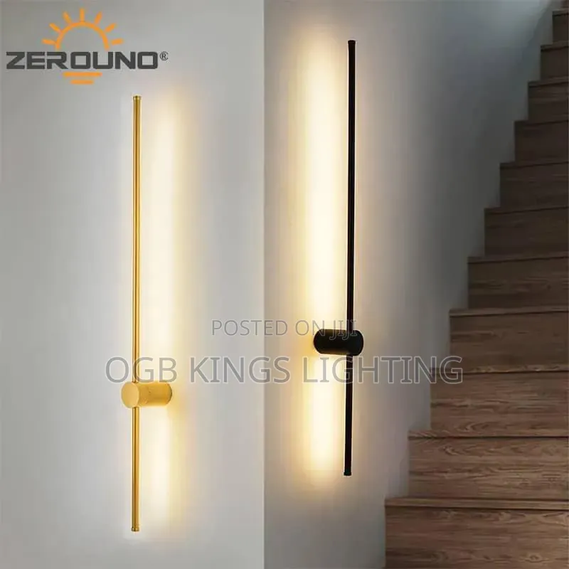 Indoor Wall Light Led Black and Gold Lights