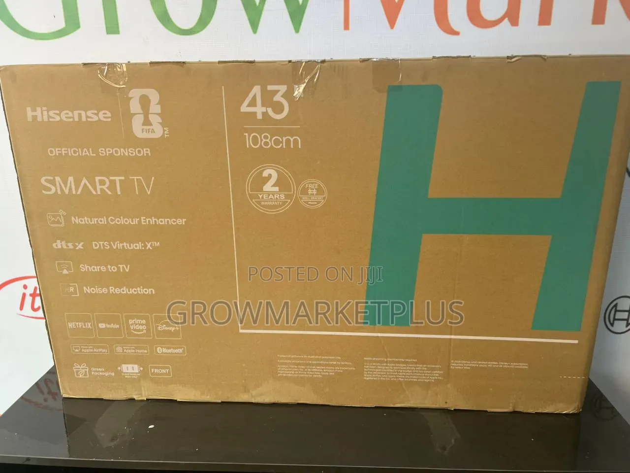 Hisense 43" LED SmartTV- TV43A4S