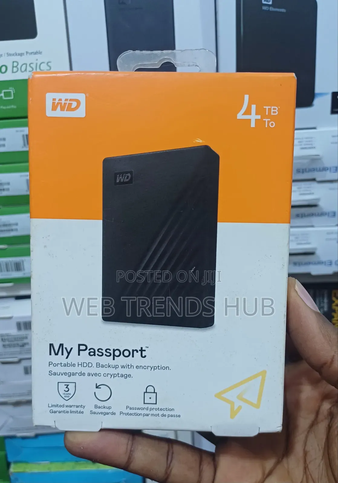 Western Digital (WD) My Passport 4TB External Hard Drive