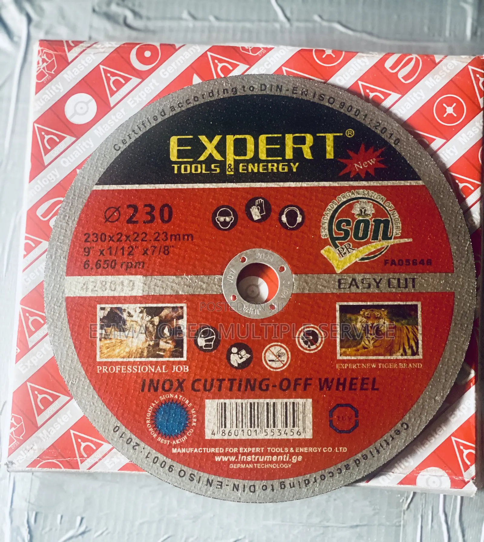 9 Inches Expect Cutting Wheel