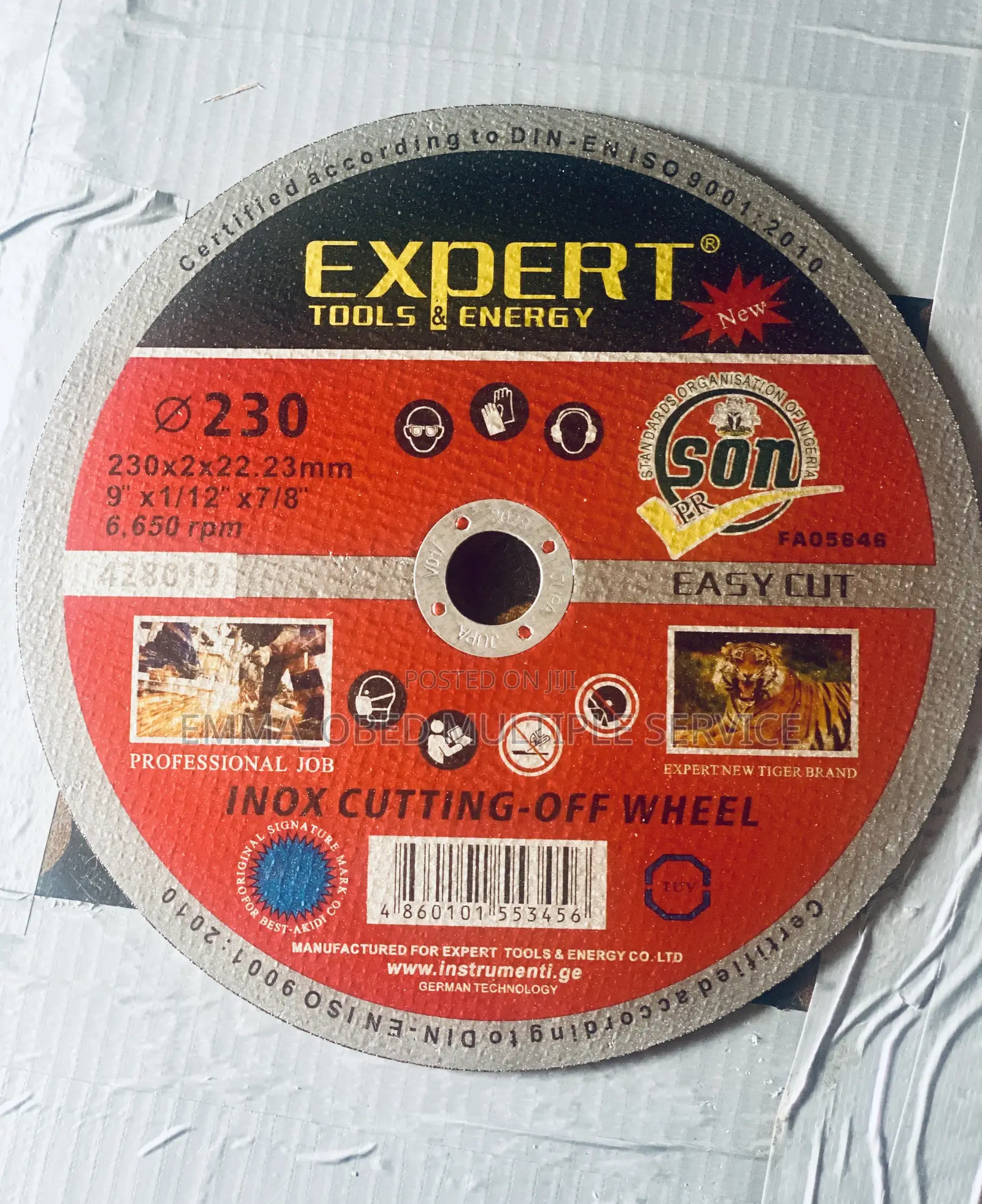 9 Inches Expect Cutting Wheel