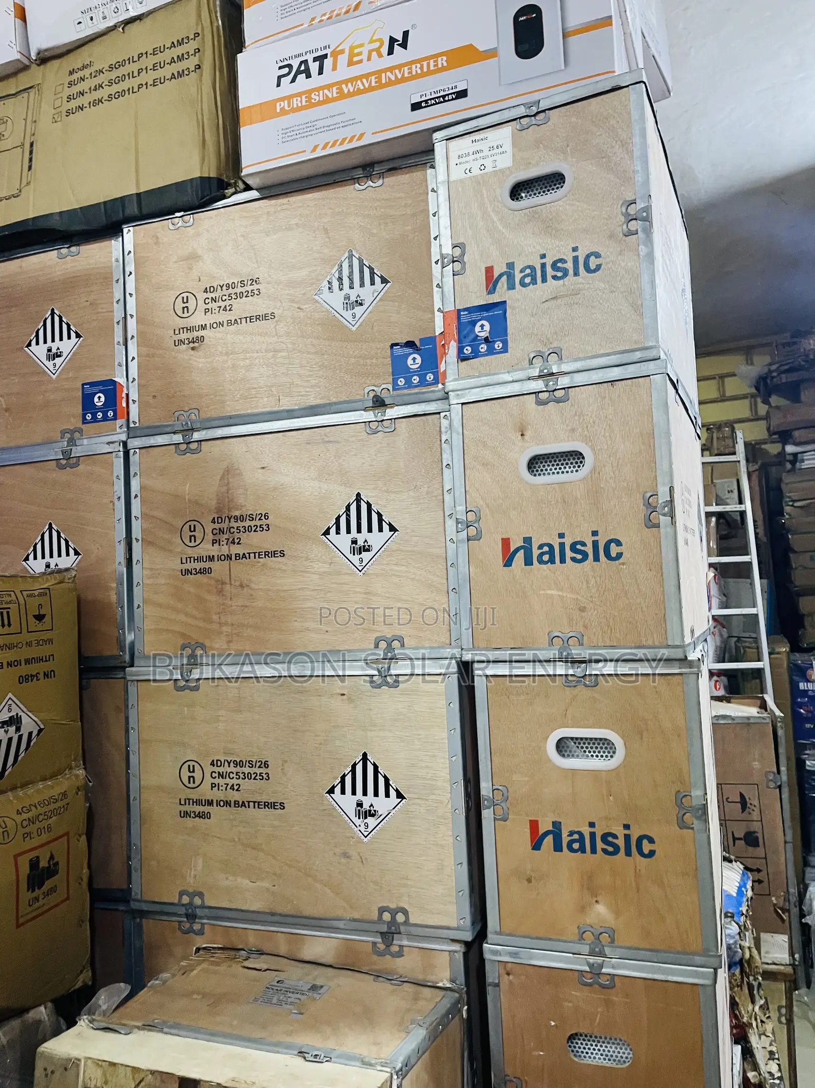 8kwh 24v Haisic Lithium Ion Battery