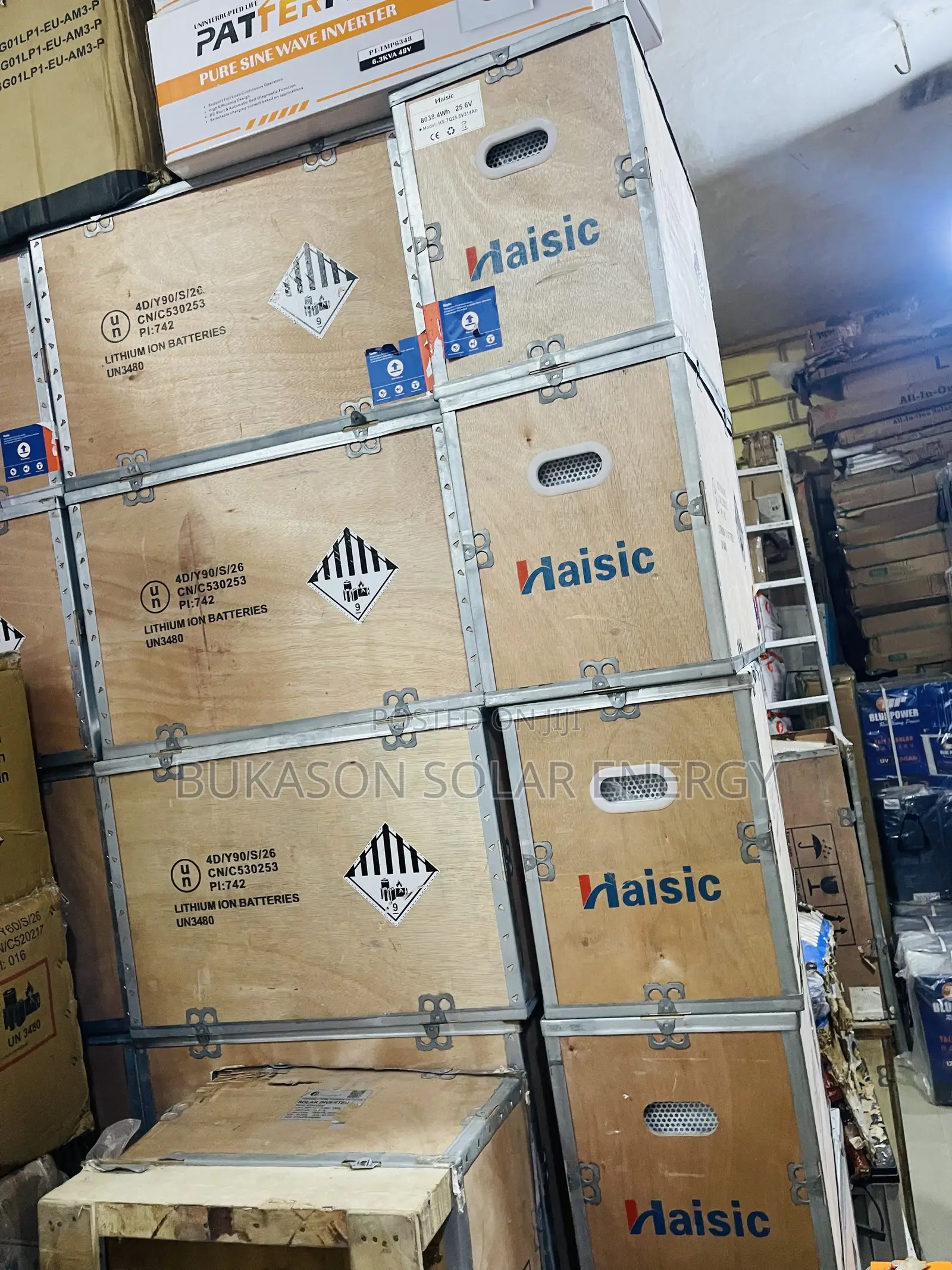 8kwh 24v Haisic Lithium Ion Battery
