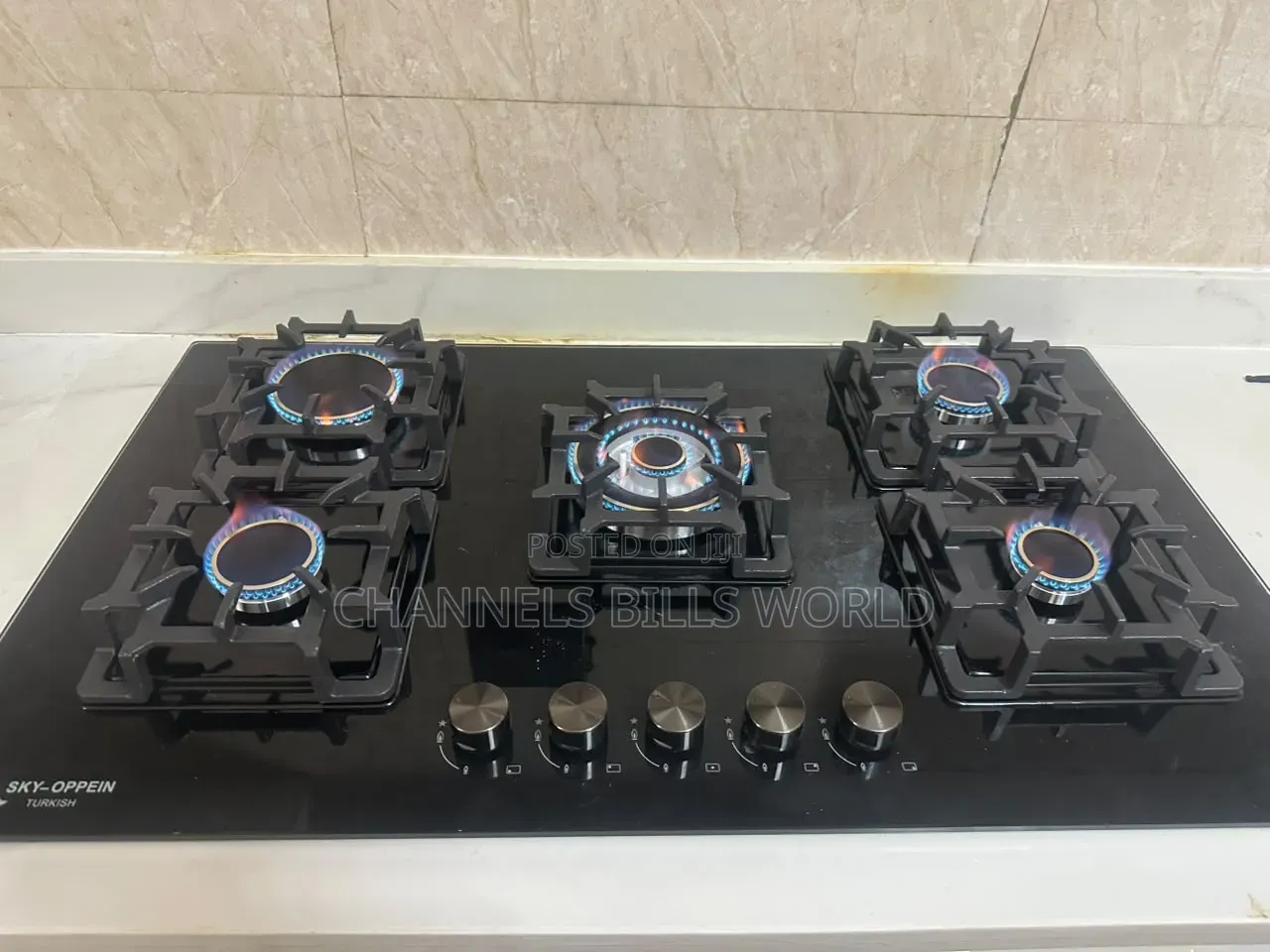 Heavy Gauge 5burner Gas