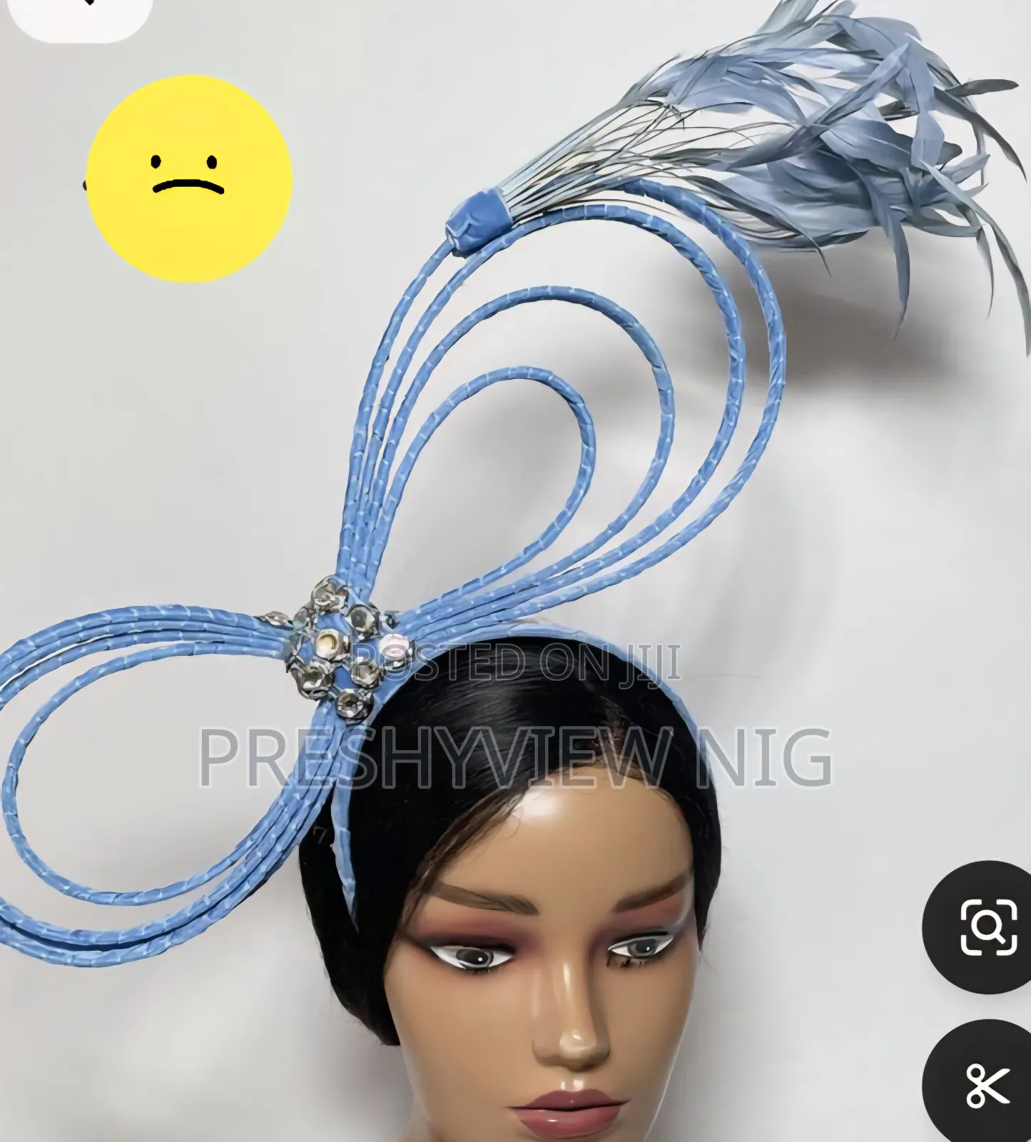 Sky Blue Fascinator