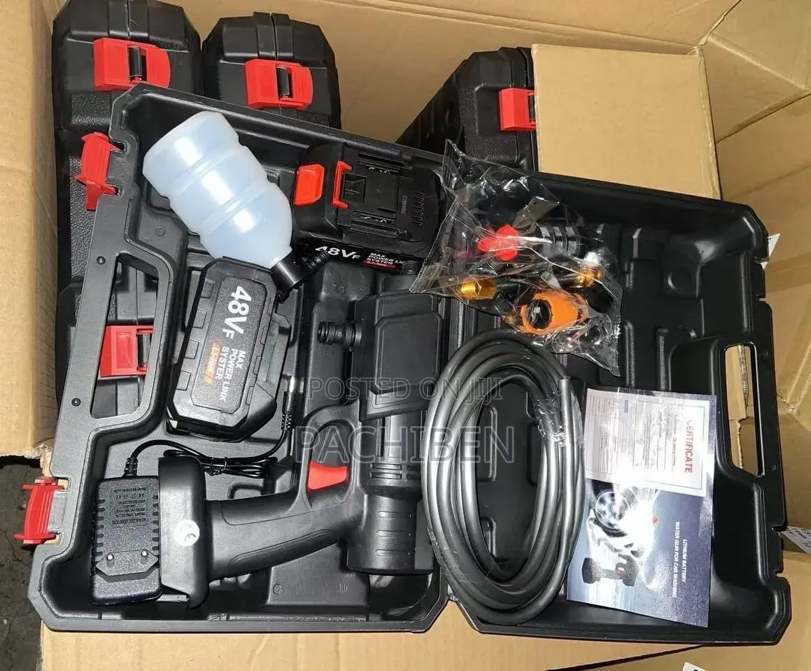 Double Battery High Pressure Car Washer