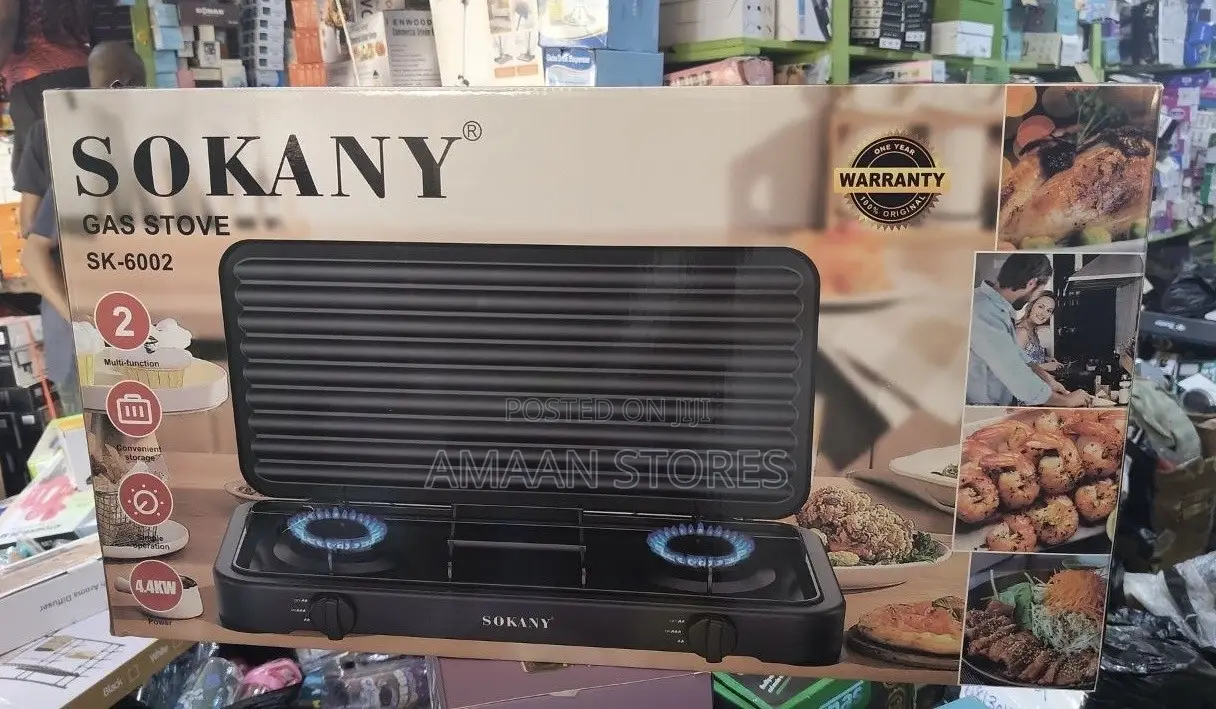 Sokany 2-Face Gas Stove Burner
